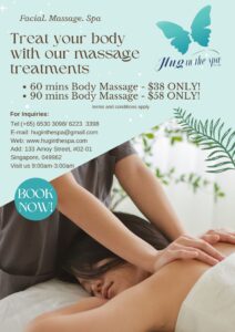 Treat your body with our massage treatments!